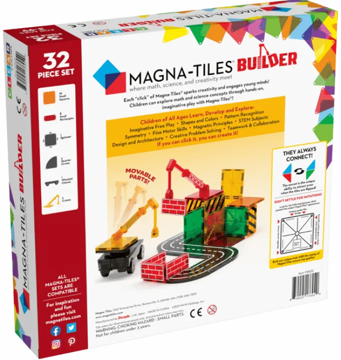 Magna-Tiles | Builder, 32 Stck.