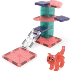 Magna-Tiles | Der kleine Katzenkratzbaum, 13 Stk.