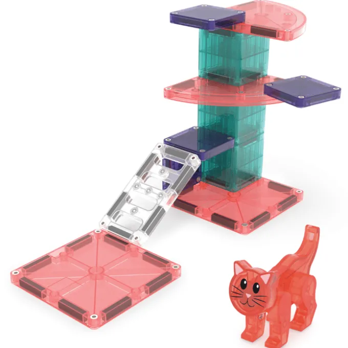 Magna-Tiles | Der kleine Katzenkratzbaum, 13 Stk.