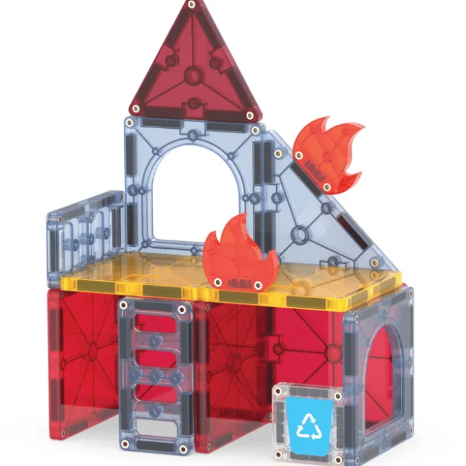 Magna-Tiles | Feuerwehreinsatz, 27 Stk