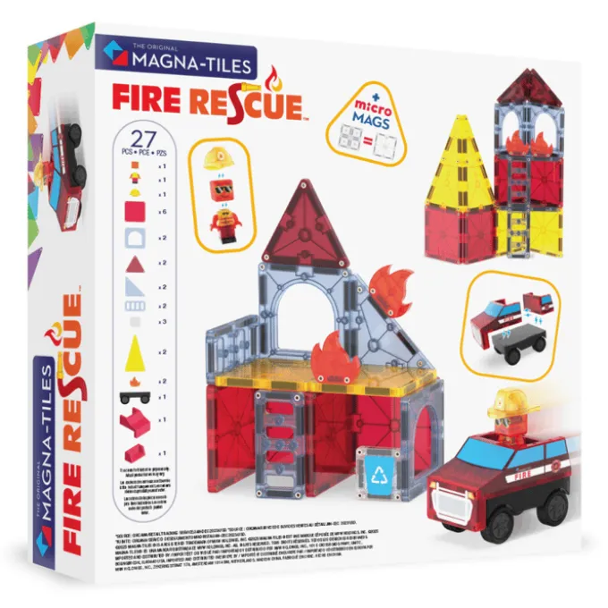 Magna-Tiles | Feuerwehreinsatz, 27 Stk