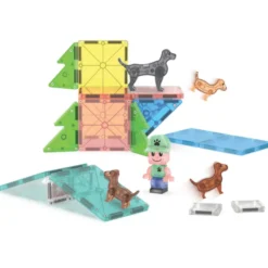 Magna-Tiles | Hundekindergarten, 27 Stk.