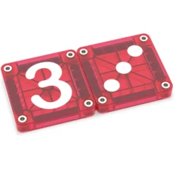 Magna-Tiles | microMAGS Learn Numbers, 56 Stk