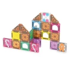 Magna-Tiles | microMAGS Lebkuchenhaus, 24 Stk.