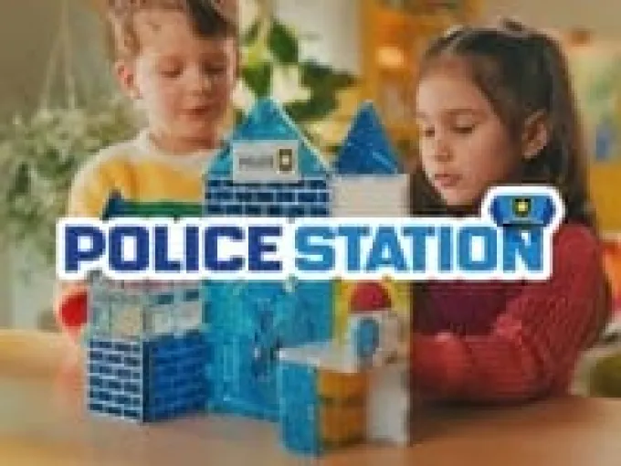 Magna-Tiles | Polizeistation, 36 Stk.