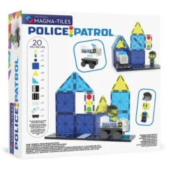Magna-Tiles | Polizeistreife, 20 Stk.