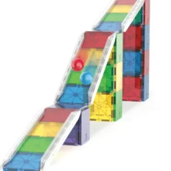 Magna-Tiles | Rail Racers Deluxe Kugelbahn, 90 Stk