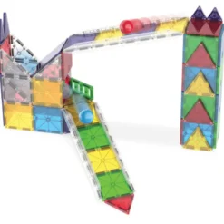 Magna-Tiles | Rail Racers Deluxe Kugelbahn, 90 Stk