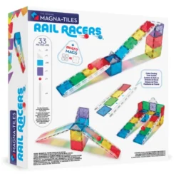 Magna-Tiles | Rail Racers Kugelbahn, 33 Stk.