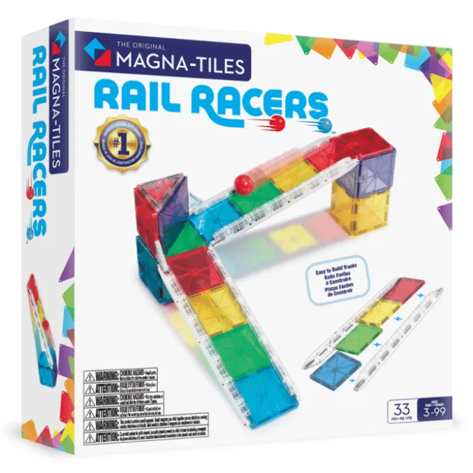 Magna-Tiles | Rail Racers Kugelbahn, 33 Stk.