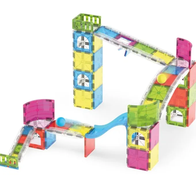 Magna-Tiles | Rail Racers Max Kugelbahn, 80 Stk.
