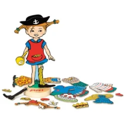 Magnetische Anziehpuppe - Pippi Langstrumpf