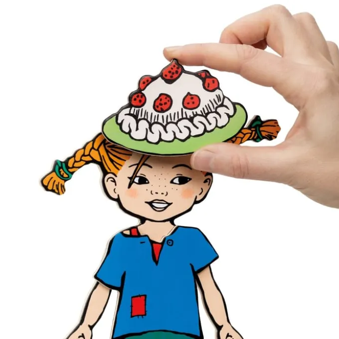 Magnetische Anziehpuppe - Pippi Langstrumpf