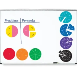 Magnetische Bruchkreise, doppelseitig, 51 Teile