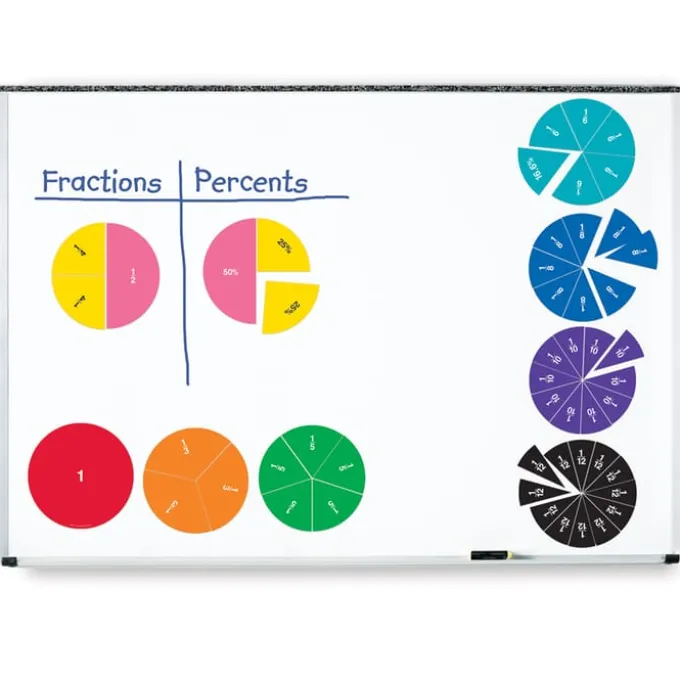 Magnetische Bruchkreise, doppelseitig, 51 Teile