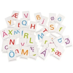 Magnetische Buchstabenkarten, 65 Stk.
