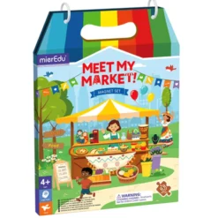 Magnetisches Spielset - Auf dem Marktplatz