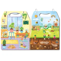 Magnetisches Spielset - Im Garten