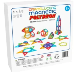 MAG Polydron - Transparent - 100 Teile