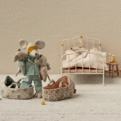 Maileg - Babymaus in Tragetasche - Rose
