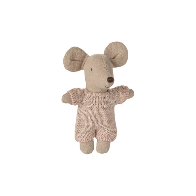 Maileg - Babymaus in Tragetasche - Rose