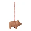 Maileg - Holzornament, Schwein - H: 5 cm