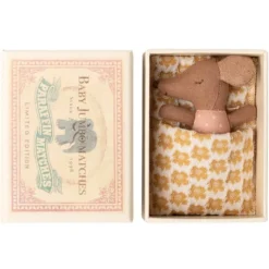 Maileg - Schläfrige Babymaus in Matchbox - Rosa