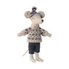 Maileg - Wintermaus mit Skiset, Papa - Blau
