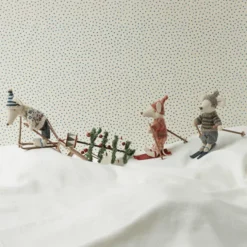 Maileg - Wintermaus mit Skiset, Papa - Blau
