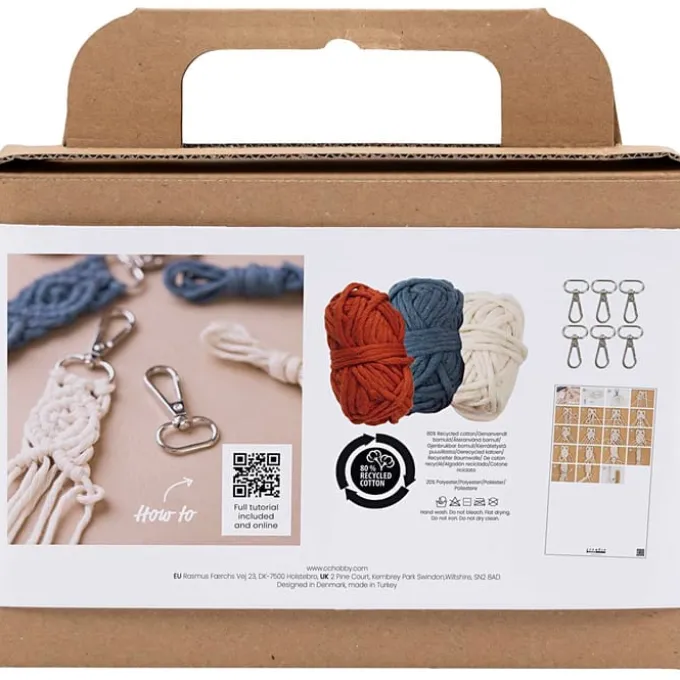 Makramee Kit Mini - Schlüsselringe