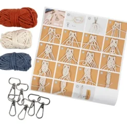 Makramee Kit Mini - Schlüsselringe