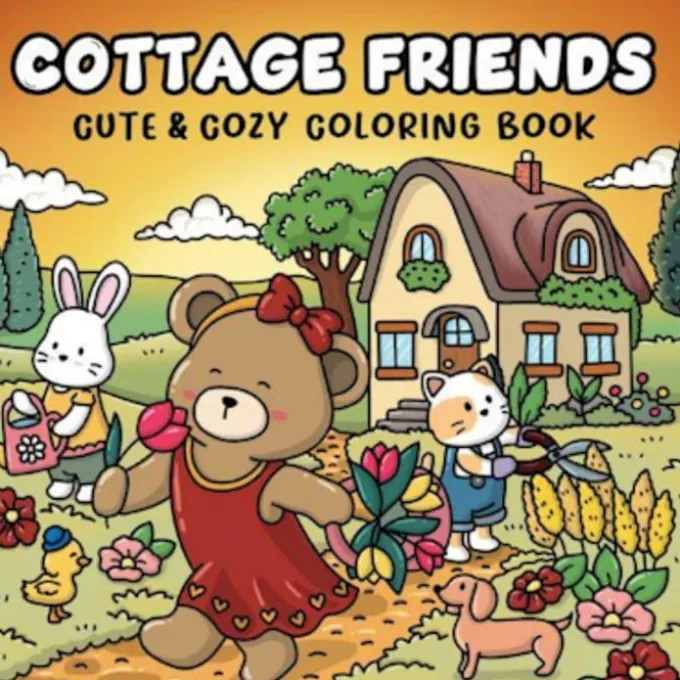 Malbuch - Cottage Friends