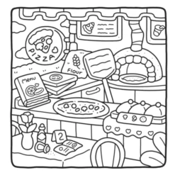 Malbuch - Cozy Corner