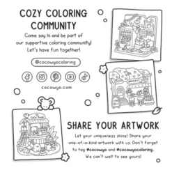 Malbuch - Cozy Corner