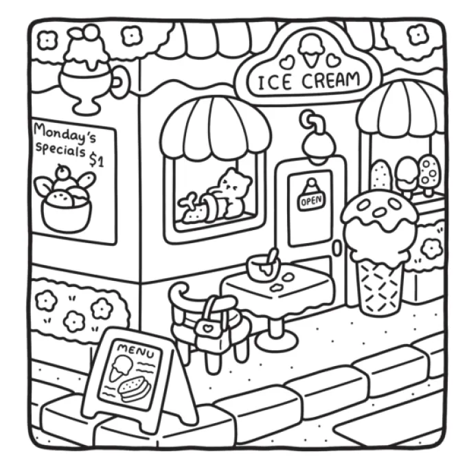 Malbuch - Cozy Corner