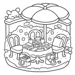 Malbuch - Cozy Corner