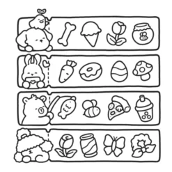 Malbuch - Cozy Cuties