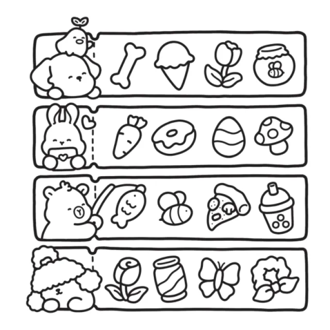Malbuch - Cozy Cuties