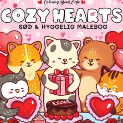 Malbuch - Cozy Hearts