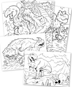 Malbuch - Dinosaurier (36 Seiten)