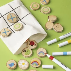 Male selbst – Memo-Spiel + Tic-Tac-Toe