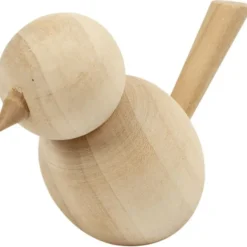 Male selbst - Vogel aus Holz, 1 Stk