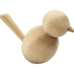 Male selbst - Vogel aus Holz, 1 Stk