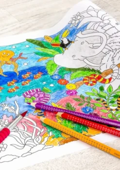 Malrolle Dschungel und Meer - 320 x 30 cm