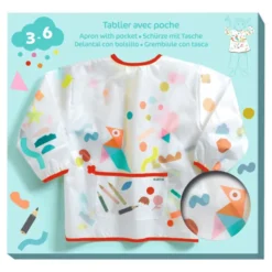 Malschürze mit Tasche, Gr. 3–6 Jahre