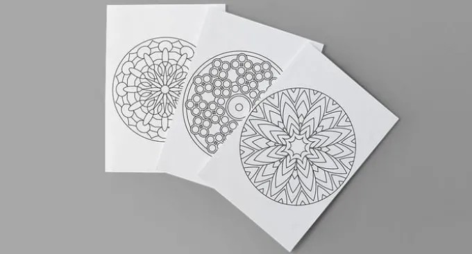 Mandalas Malbuch - fantastische Muster