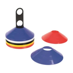 Markierungshütchen - flach, mit Ständer, 50 Stk.