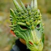 Maske Drache - grün