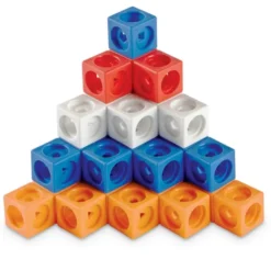 MathLink Steckwürfel - 100 Stk. inkl. 10 Aufgaben