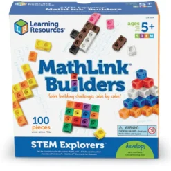 MathLink Steckwürfel - 100 Stk. inkl. 10 Aufgaben